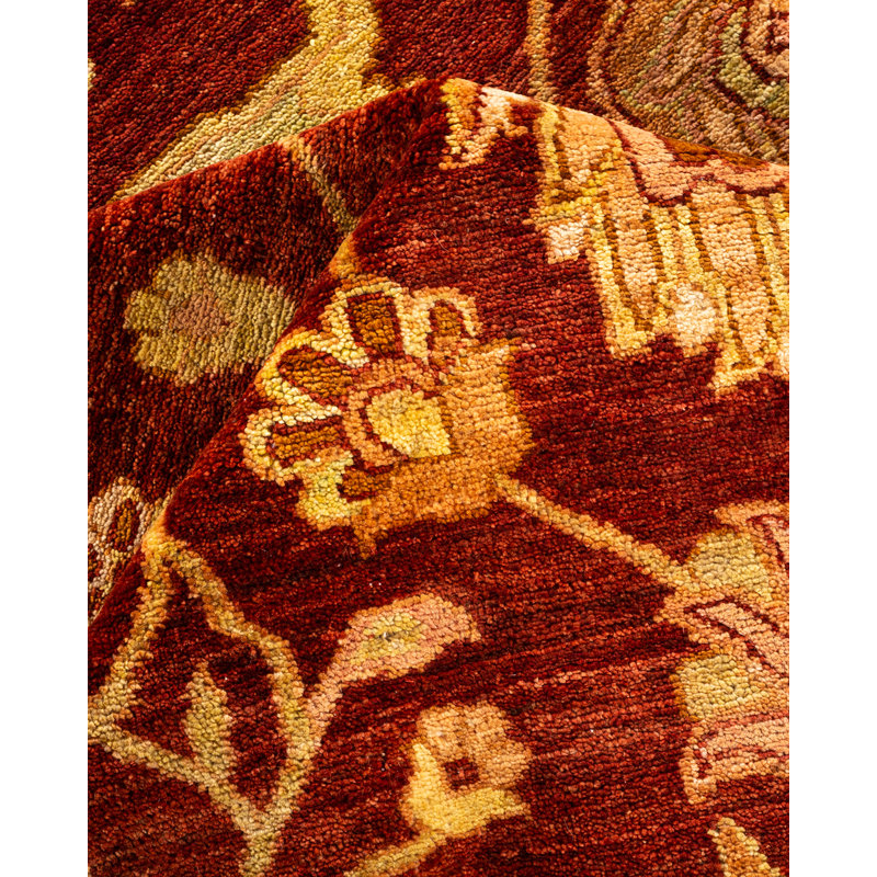 Vianni One-of-a-Kind 9' 1" X 11' 10" Hand Knotted Area Rug