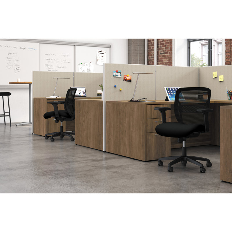 Verse Light Gray Fabric Modular Office Partition Panel