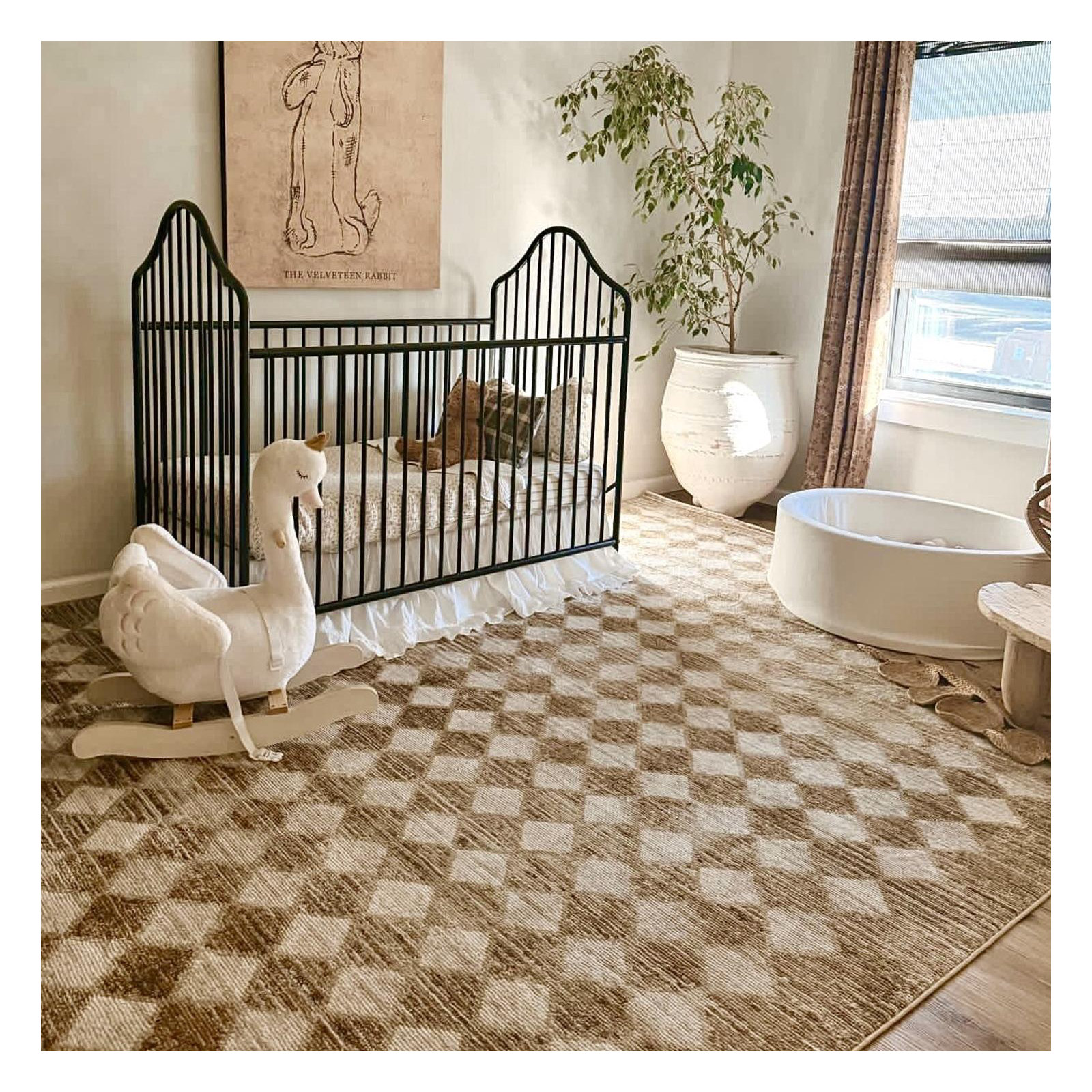 Galey Alix x Livabliss Myrtle Avenue V Indoor Machine Woven Area Rug, Rectangle 10' x 15'4"