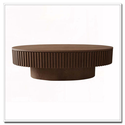 47'' Oval Coffee Table with Storage