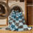 Machine Washable Checkered Gray Area Rug
