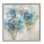 Peinture abstraite d'hortensias encadrée sur bois par Leah Rei, peinture