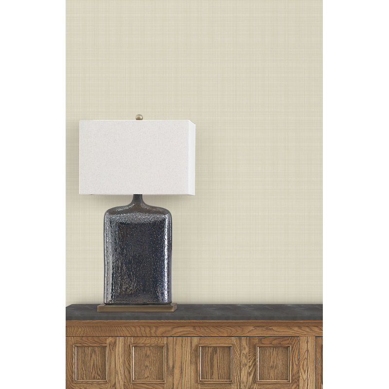 Bordeaux Abstract Wallpaper Double Roll by Ronald Redding, Beige