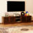 Media Console With Vented Doors & Open Shelves