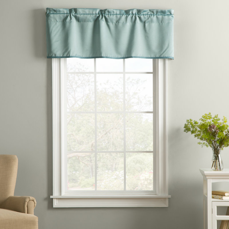 Wayfair Basics® Thermal Energy Saving Rod Pocket Curtain Valance, Mineral