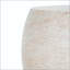 Table d'appoint ovale en travertin MGO