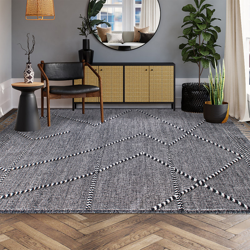 Moroccan Area Rug, Rectangle 9' x 12'