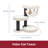 TRIXIE Vidor 28.3" Cat Tree, 2 Sisal Scratching Posts, Plush Hanging Hammock, Three Platforms with Removable Cushions