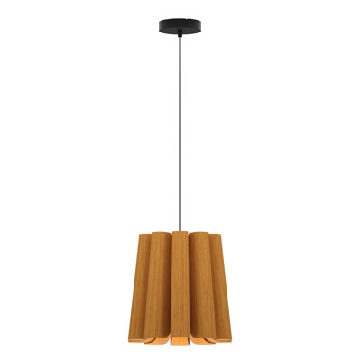 Luminaire suspendu tambour unique à 1 lumière Renata