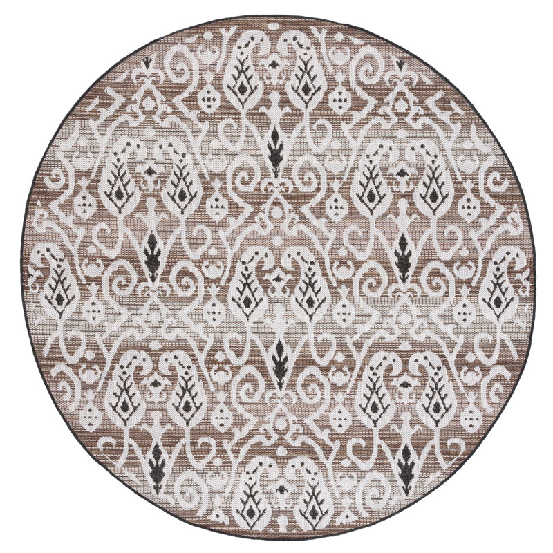 Tapis d'intérieur / extérieur Havana Performance, Rond 6 pi 7 po