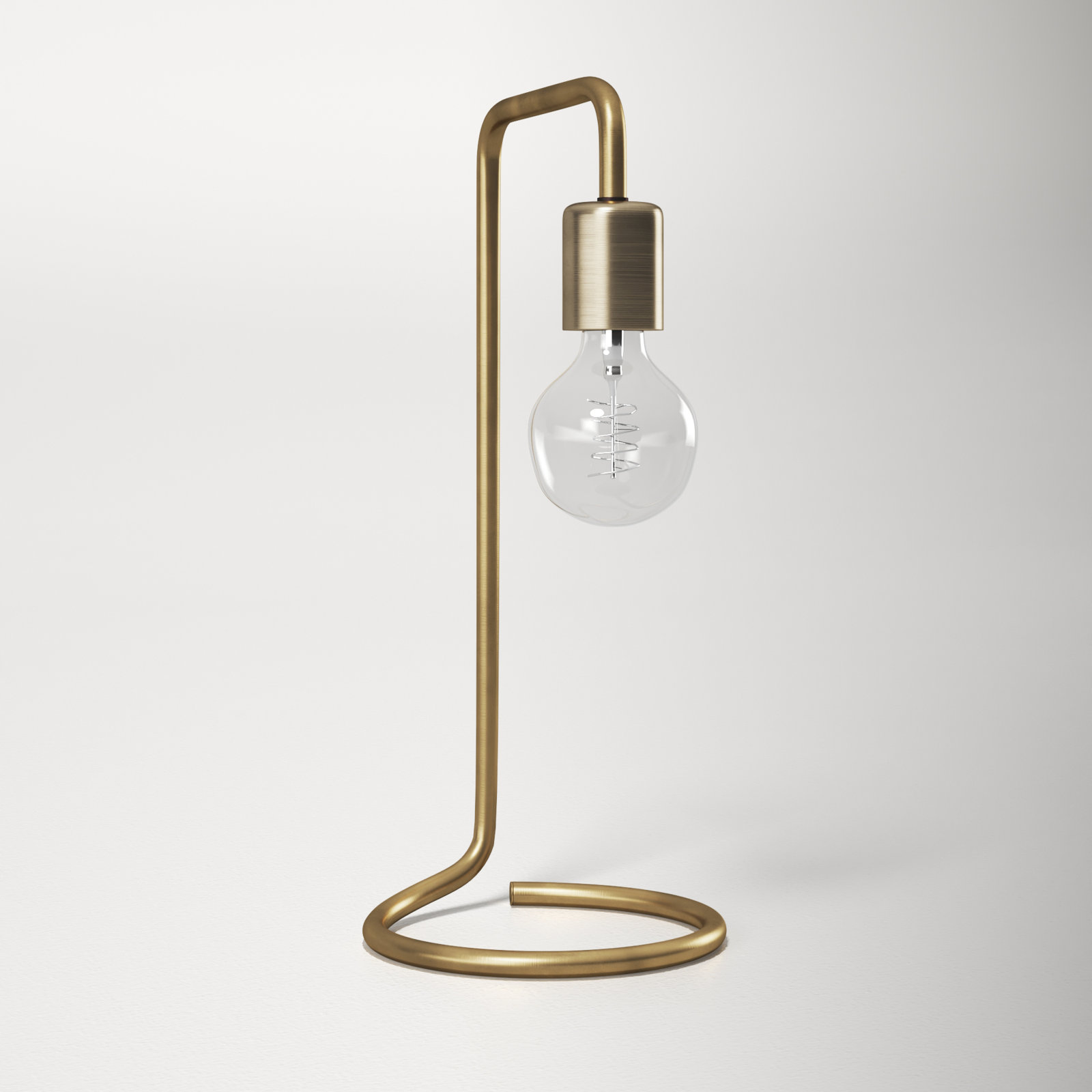 Fuse Metal Table Lamp, Antique Brass