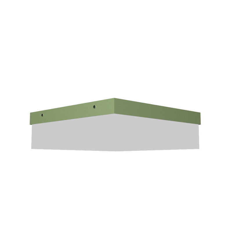 1 - Light LED Flush Mount, 4.68" H x 11.7" W x 11.7" D, Sand