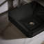 Lavabo vasque de salle de bain carré en céramique avec trop-plein Vox-11888746