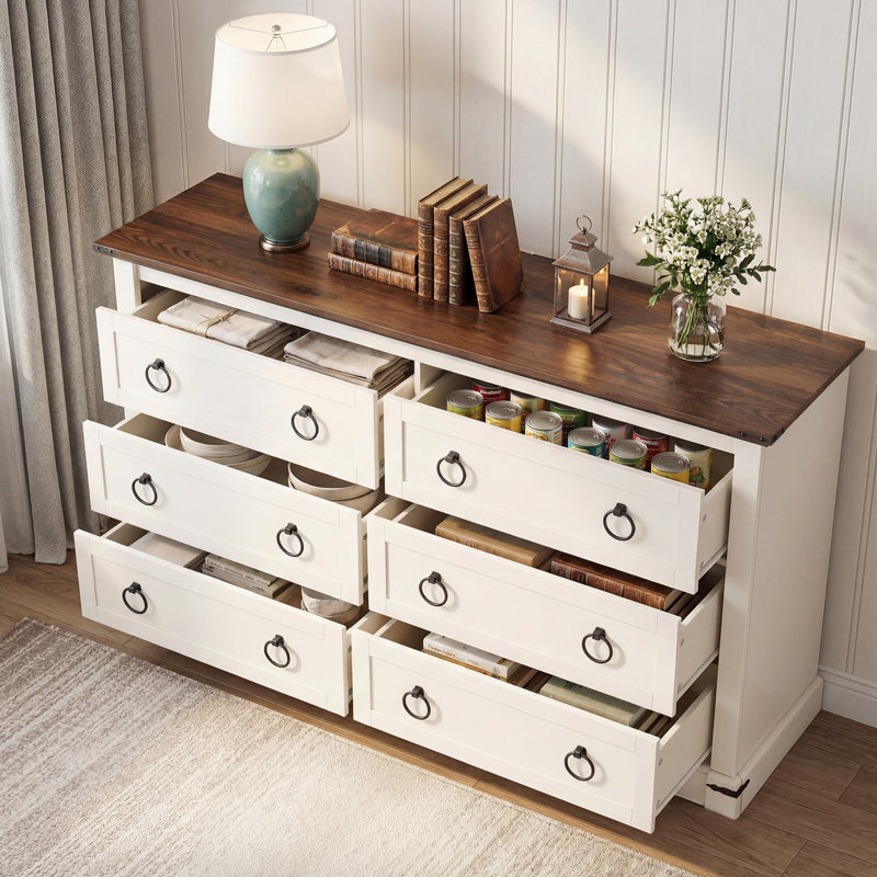 Commode 6 tiroirs Farmhouse