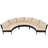 3 Piece Curved Outdoor Conversation Set