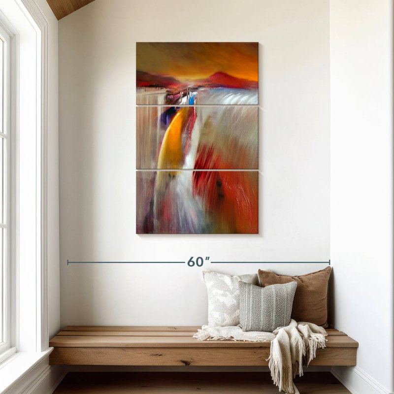 Avery Glowing Waterfall, 45" H x 28" W