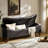Zona 59"W Traditional Faux Leather Tufted Upholstered Storage Bench with Soild Wood Legs and Nailhead Trim-1674957076