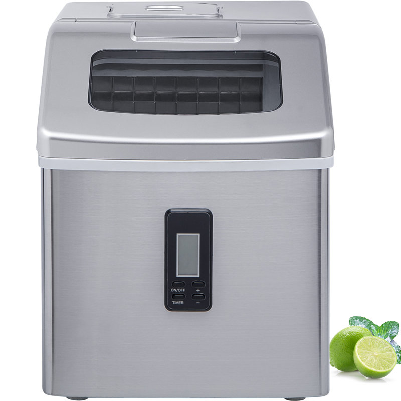Sotorysofa 48 Lb. Daily Production Cube Clear Ice Freestanding Ice Maker