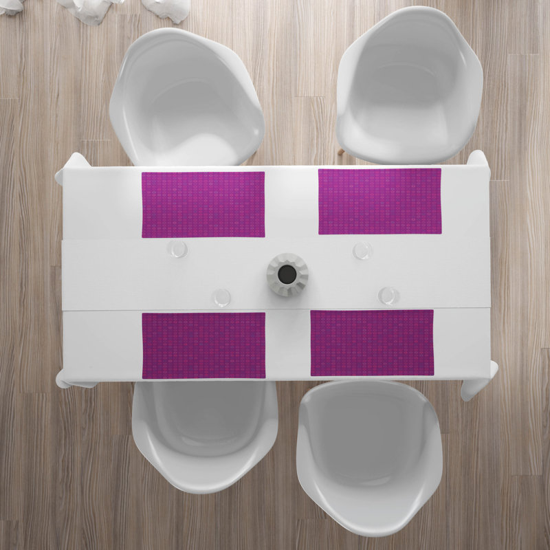 Polyester Geometric Rectangle Placemat