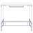 Javyon Rectangular with Plastic / Acrylic and Steel Base Dining Table