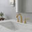 3 Hole Bathroom Sink Faucet with 2 Handles and Drain Assembly-120650248