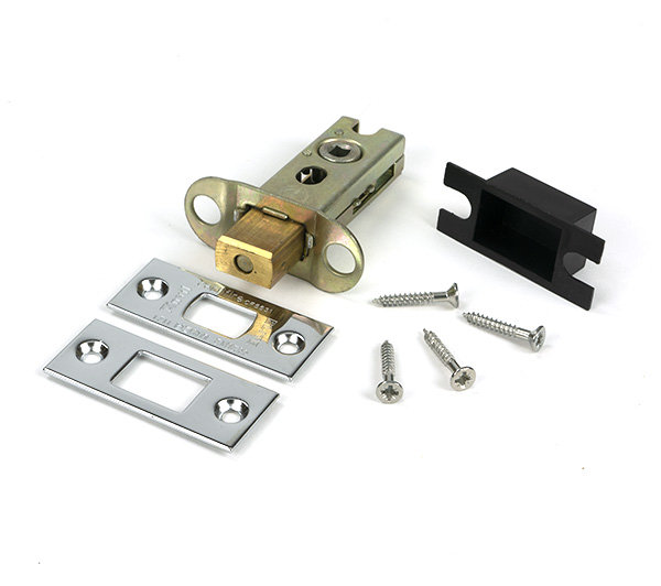 Aged Brass 2½" Heavy Duty Tubular Deadbolt, Polished Stainless Steel
