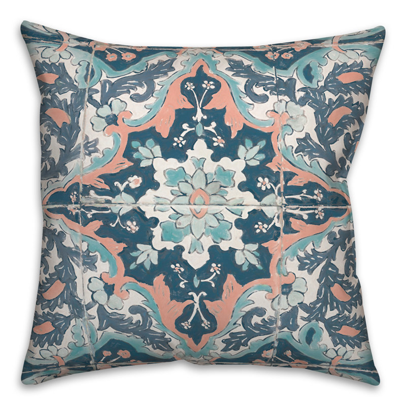 Floral Throw Pillow