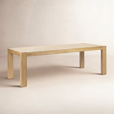 Block 84" Oak Dining Table