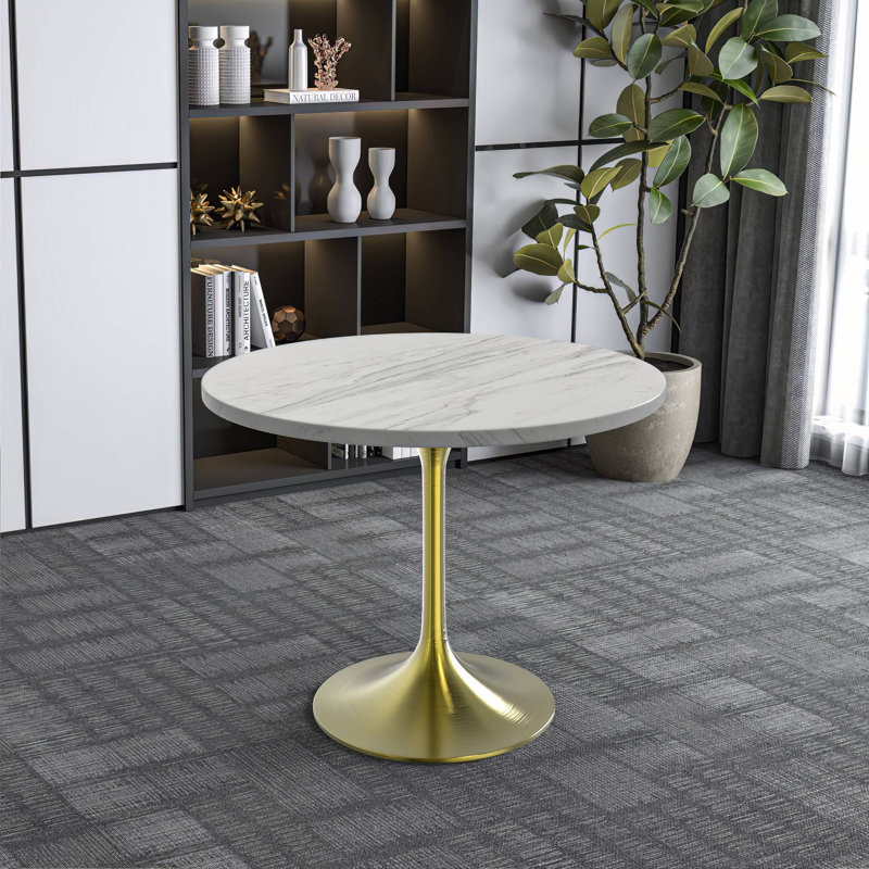 Table de salle à manger Heatherton, L 35,43 po x L 35,43 po