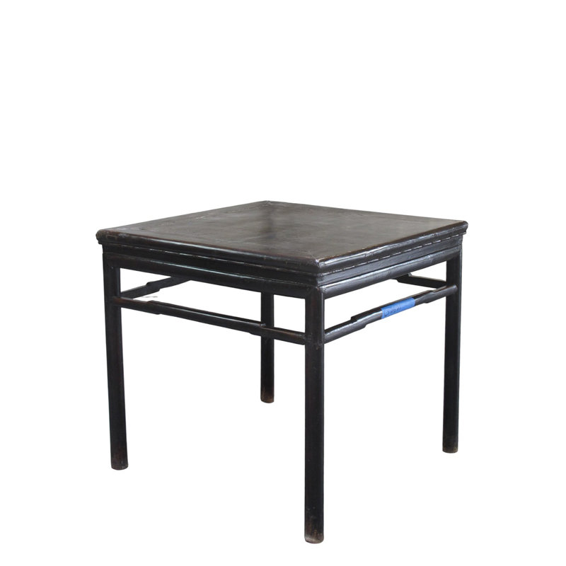 Antique Square Lacquered Tea Table