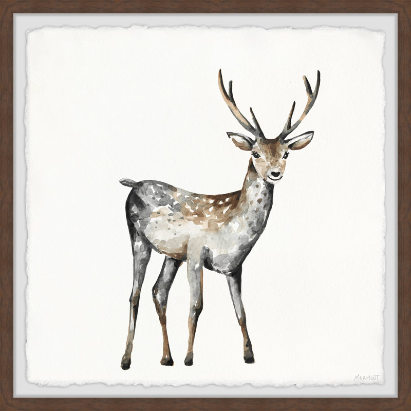«Mina Long Legs», reproduction encadrée, H 18 po x l 18 po x P 1,5 po
