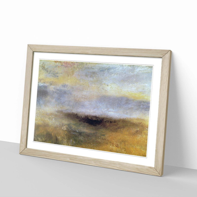 J.M.W. Turner - Single Picture Frame Painting, Oak