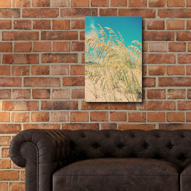 «Sea Oats» par Myan Soffia, art en verre acrylique Wal, H 24 po x l 16 po x P 0,2 po