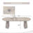 Outdoor Aluminum Dining Table-1394228571