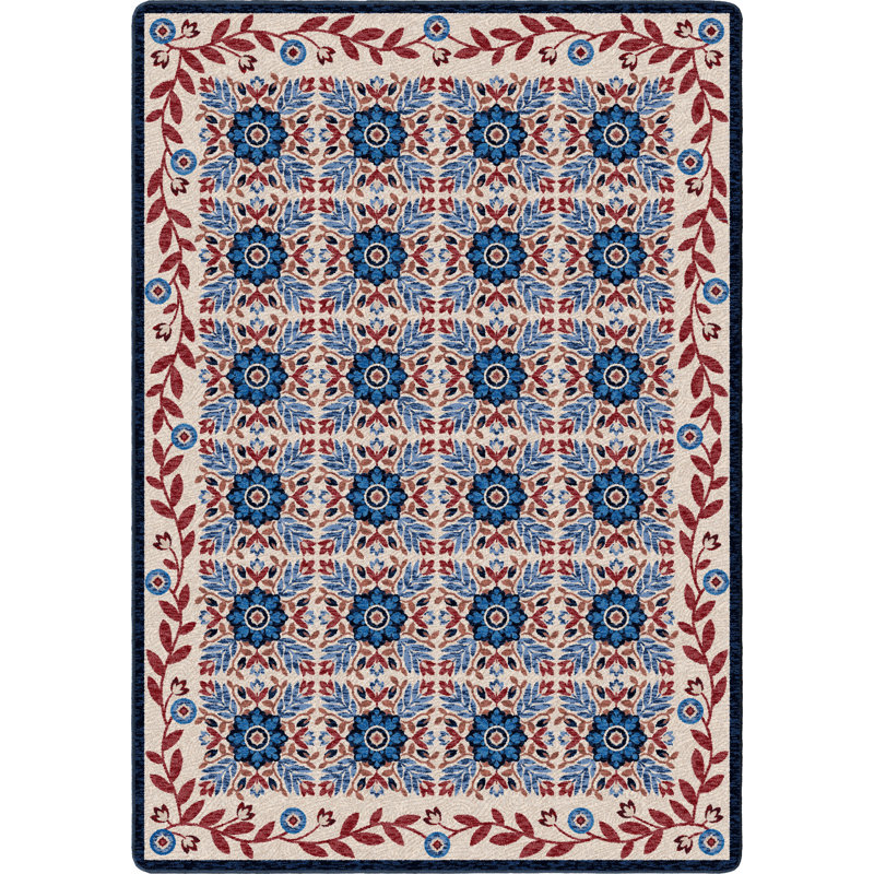 Courtepointe United, Rectangle 5 pi 4 po x 7 pi 8 po