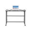 Petit bureau pliable pliable pour les petits espaces, bureau d'ordinateur d'écriture de 39,37 pouces, bureau à domicile bureau pliable pour chambre à coucher 100 * 50, noir