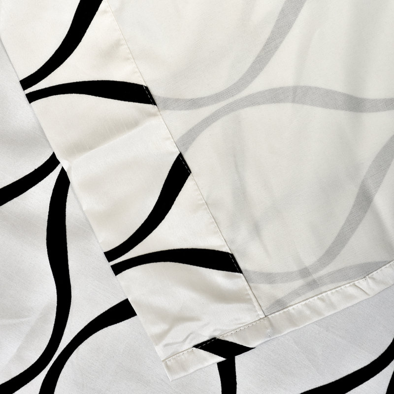 Carman Semi Sheer Curtain Single Panel, 54" W x 96" L