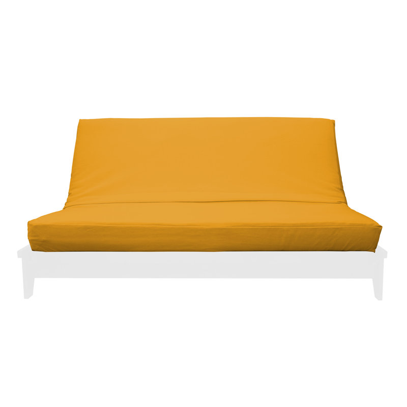 Premium Fabric Futon Cover, Full, Gold Cotton Blend