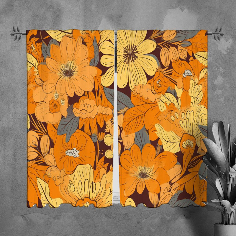 Mykenna Room Darkening Curtain Pair