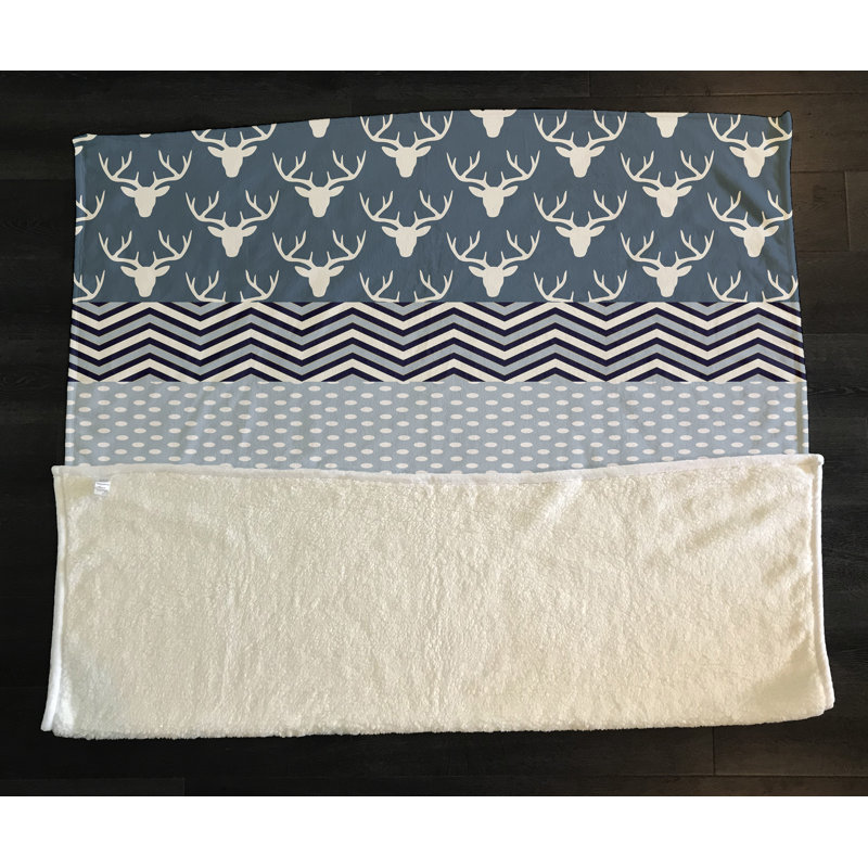 Plain Weave / Muslin Throw Blanket, Navy