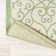 Deronte Vintage Filigree Textured Weave Cream/Green Indoor/Outdoor Rug