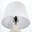 Lampes de table 22,5 po à 3 voies en céramique avec abat-jour blanc