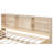 Exquisite Twin Daybed With Side Bookshelves, Charging, Natural Compartments, Drawers, , Wood Look-462935510