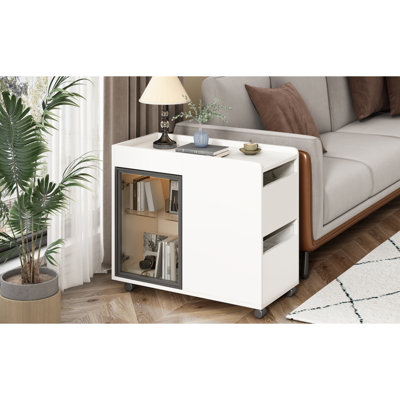 Table d'appoint avec table de bout et rangement