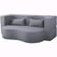 Canapé-lit convertible 2-en-1 avec tissu en peluche doux, canapé-lit pliant pleine grandeur, sans assemblage, peu encombrant pour les petites pièces, gris-118055701