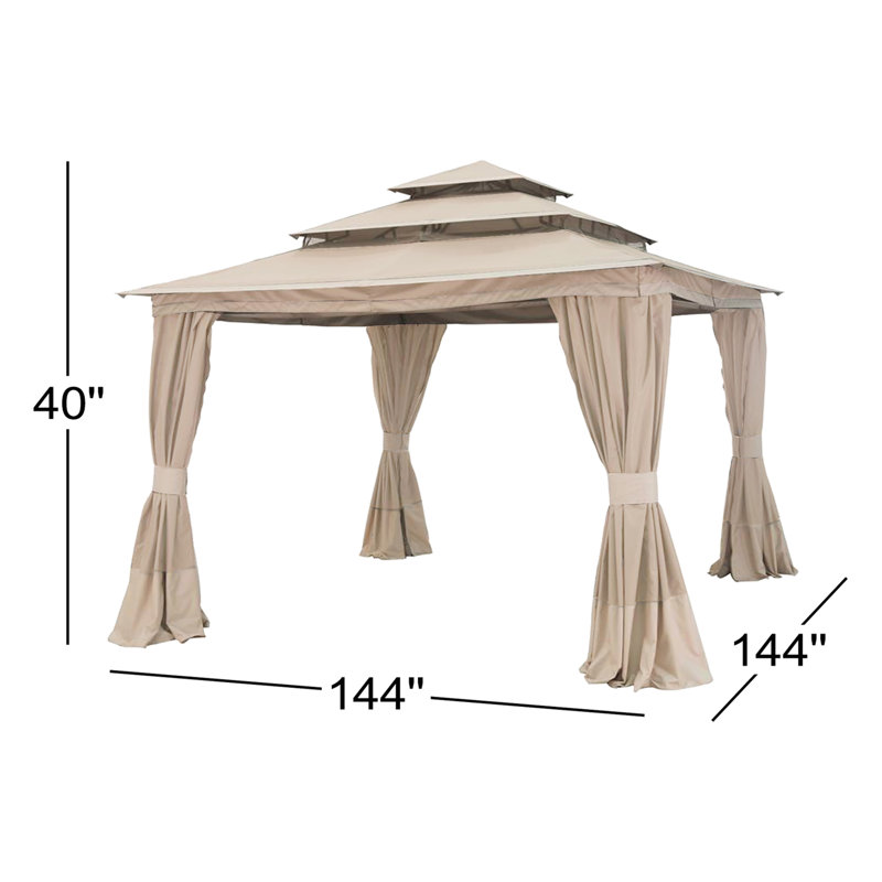 Auvent de remplacement pour abri de jardin à trois niveaux
