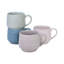 Sango Siterra Artist's Blend 17 Oz. Stoneware Mug Set - Rustic Design, Assorted