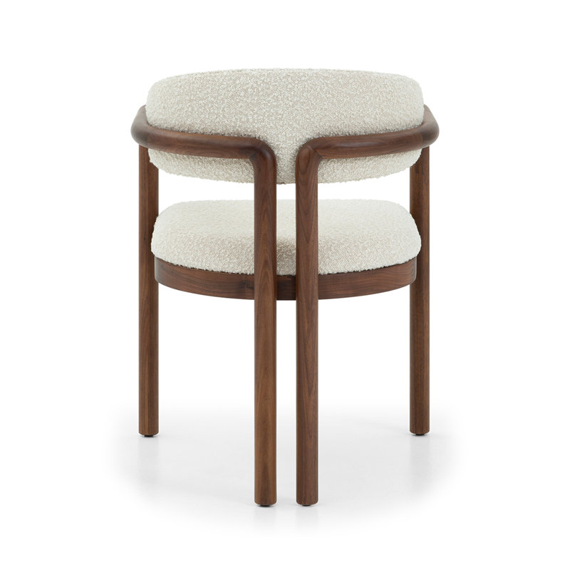 Fowler Upholstered Arm Chair, Classic Walnut