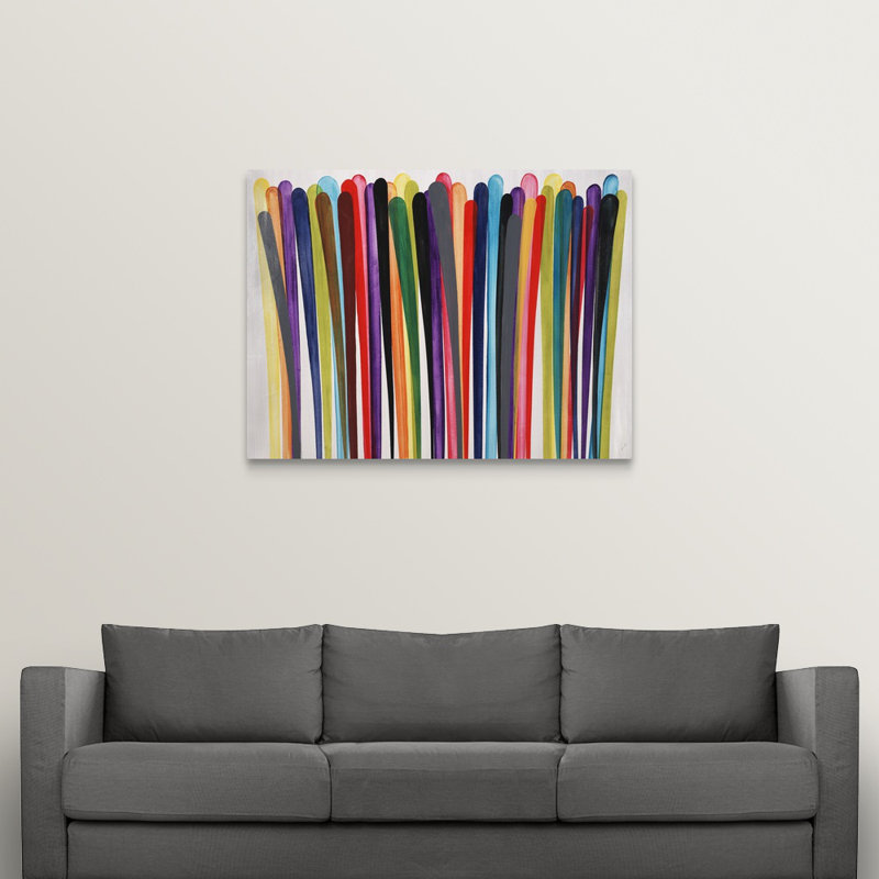 « poker face échoue » par sydney edmunds,, peinture, H 36 po x l 48 po x P 1,25 po, Toile tendue