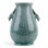 Porcelain Deer Head Handled Vase